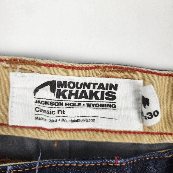 Mountain Khakis Jeans Mens 44x29 Classic Fit 307 Lined Denim - Picture 4 of 11